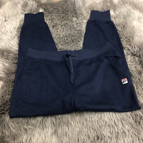 Fila | Women's French Terry Joggers | Navy | Small - Picture 2 of 5
